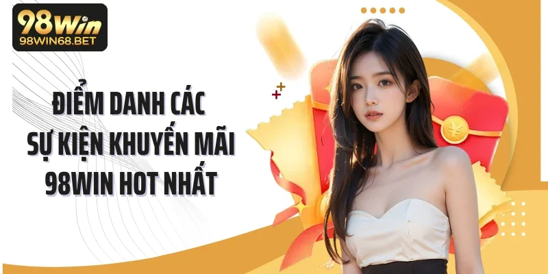 Điểm danh các sự kiện khuyến mãi 98WIN hot nhất